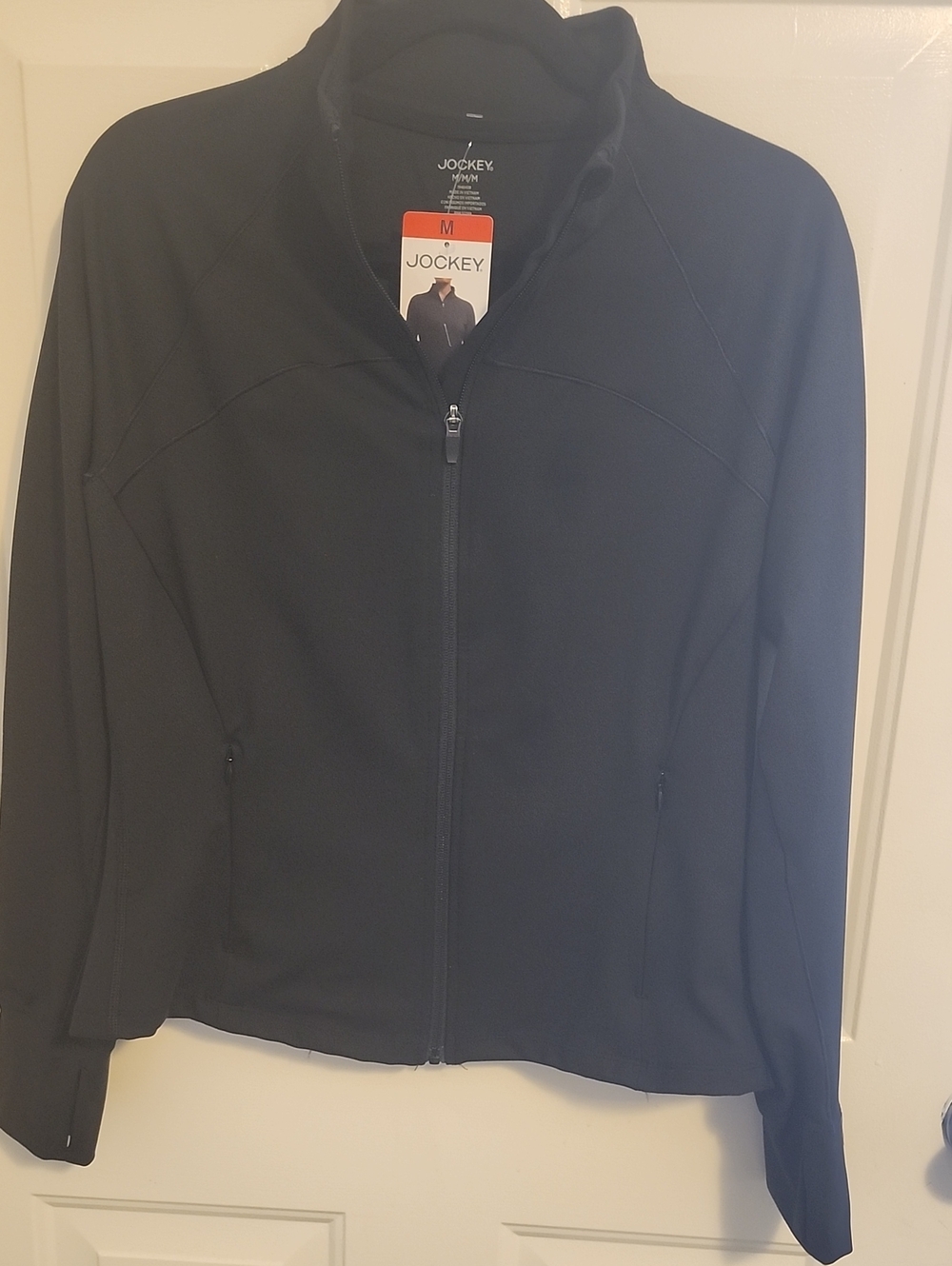 Jockey Black Full-Zip Utility Jacket